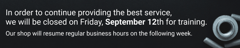  Will be closed Friday, September 12th | Frank's Auto Service And Repair 