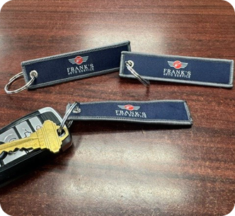 Merch Keychains | Frank's Auto Service and Repair, Inc.